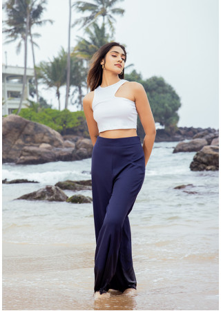 MIRA BLUE  WIDE LEG PANT